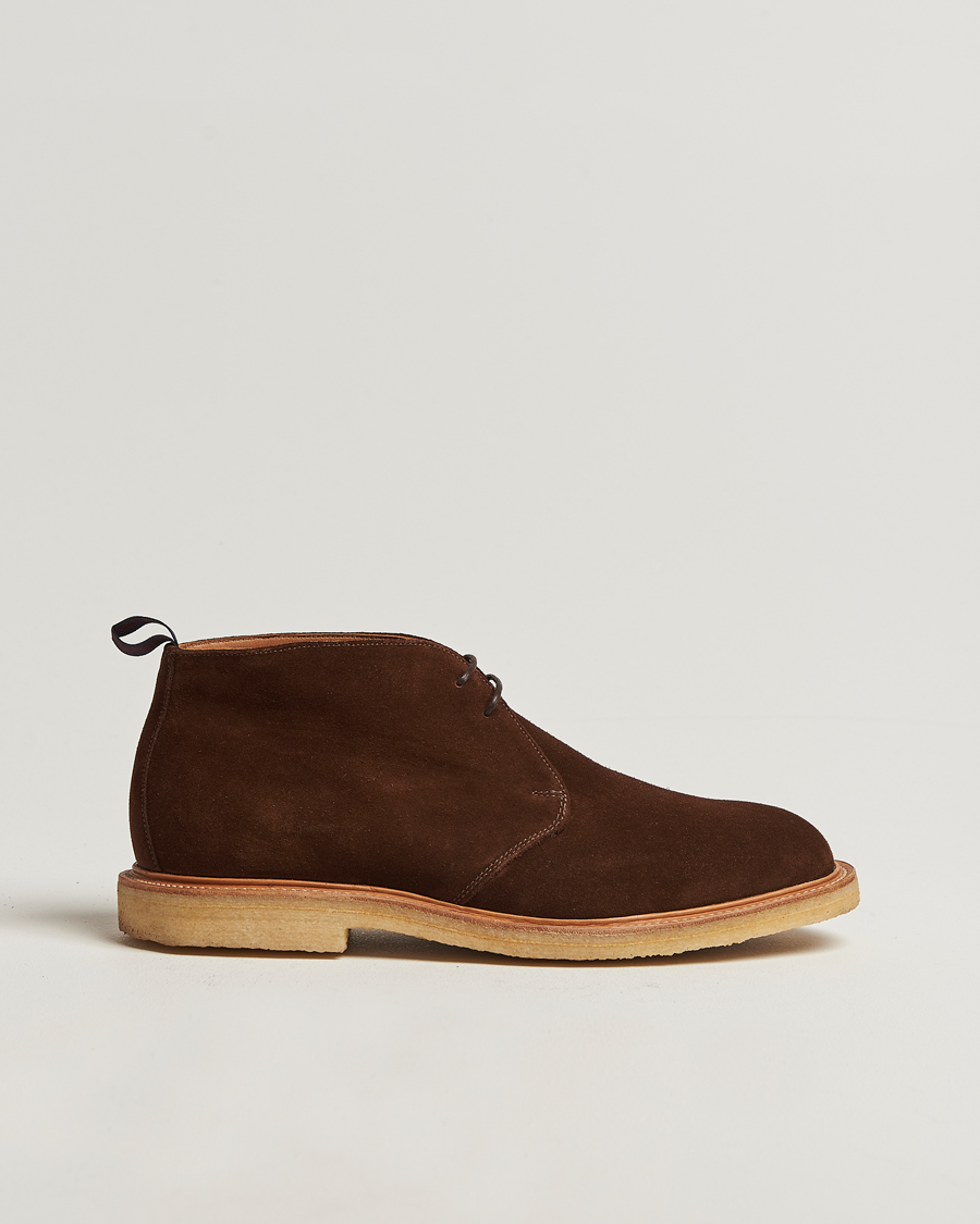 Herr | Kängor | Sanders | Bertie Crepe Sole Suede Chukka Polo Snuff
