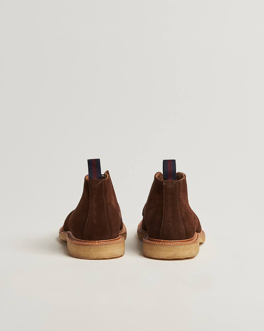 Herr | Kängor | Sanders | Bertie Crepe Sole Suede Chukka Polo Snuff