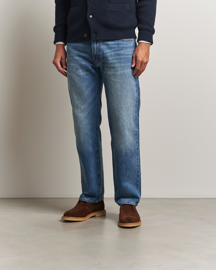 Herr | Kängor | Sanders | Bertie Crepe Sole Suede Chukka Polo Snuff
