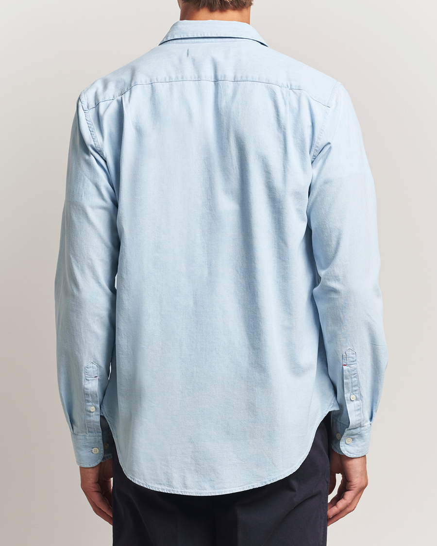 Herr | Skjortor | Orlebar Brown | Colburn Chambray Pocket Shirt Wave Blue