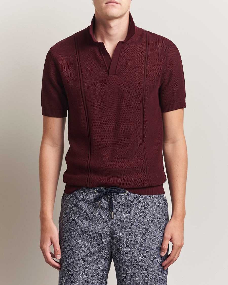 Herr | Pikéer | Orlebar Brown | Horton Pique Texture Polo Damson