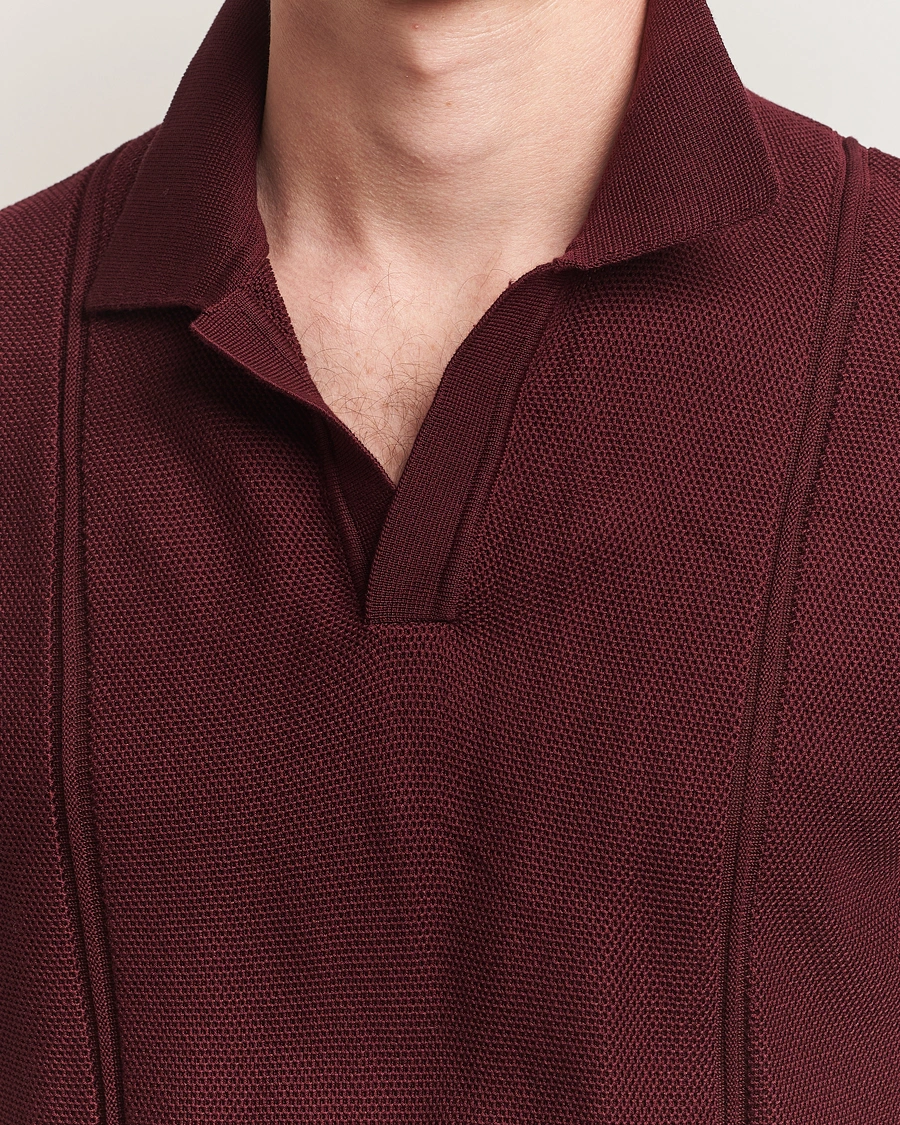 Herr | Pikéer | Orlebar Brown | Horton Pique Texture Polo Damson