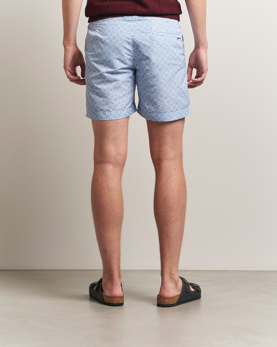Herr | Badbyxor | Orlebar Brown | Bulldog Alchemy Swimshorts Wave Blue