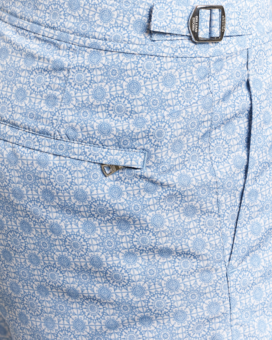 Herr | Badbyxor | Orlebar Brown | Bulldog Alchemy Swimshorts Wave Blue