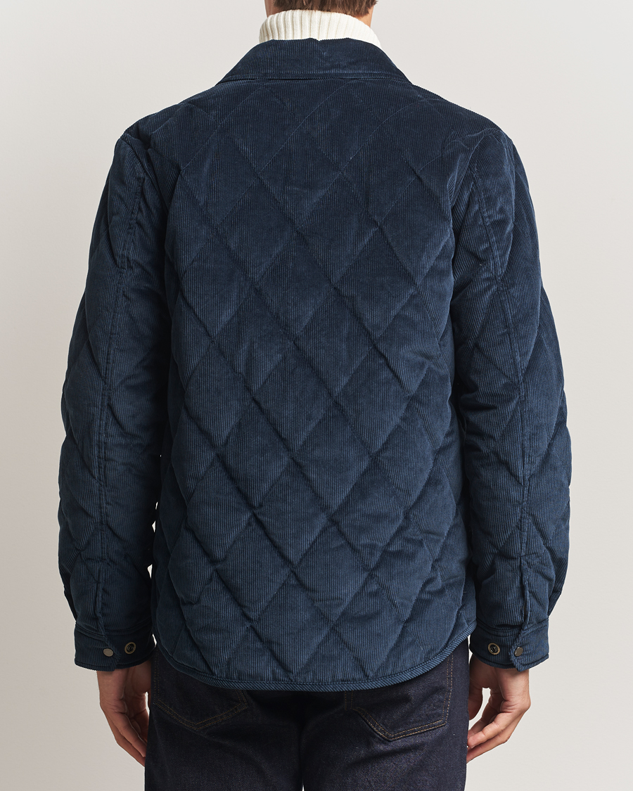 Herr | Jackor | Woolrich | Corduroy Alaskan Shirt Jacket Melton Blue