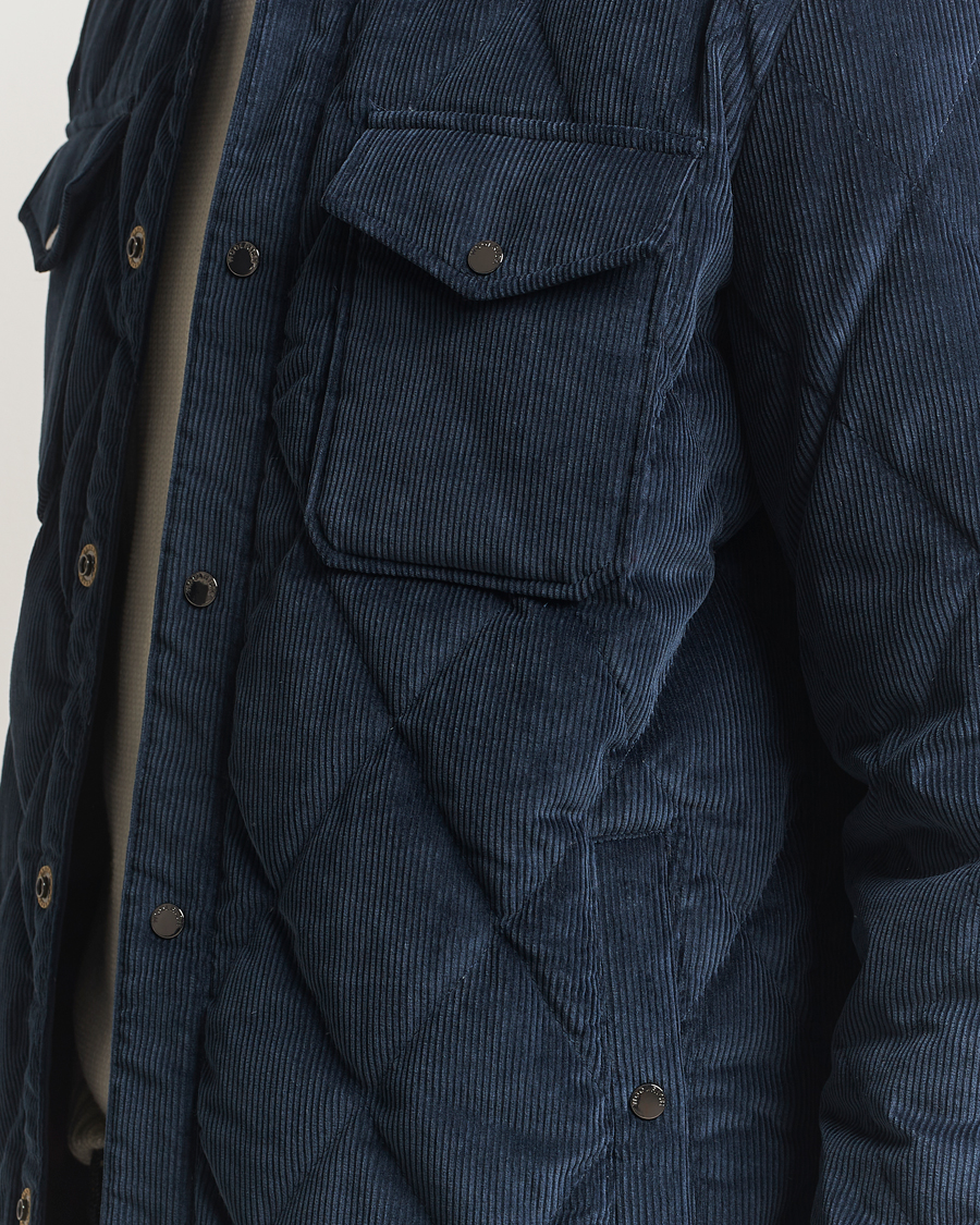 Herr | Jackor | Woolrich | Corduroy Alaskan Shirt Jacket Melton Blue