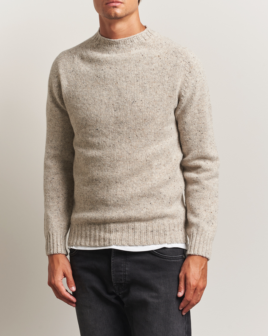 Herr | Tröjor | Harley Of Scotland | Donegal Wool Crewneck Mull