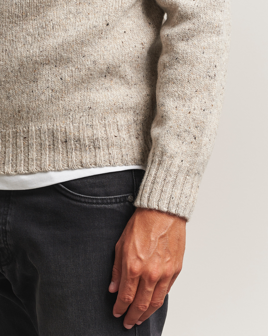 Herr | Tröjor | Harley Of Scotland | Donegal Wool Crewneck Mull