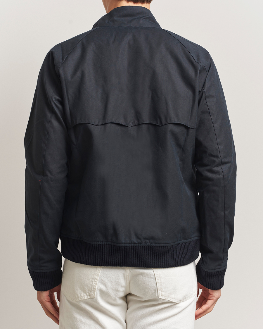 Herr | Jackor | Baracuta | Barbour x Porton Waxed Jacket Navy