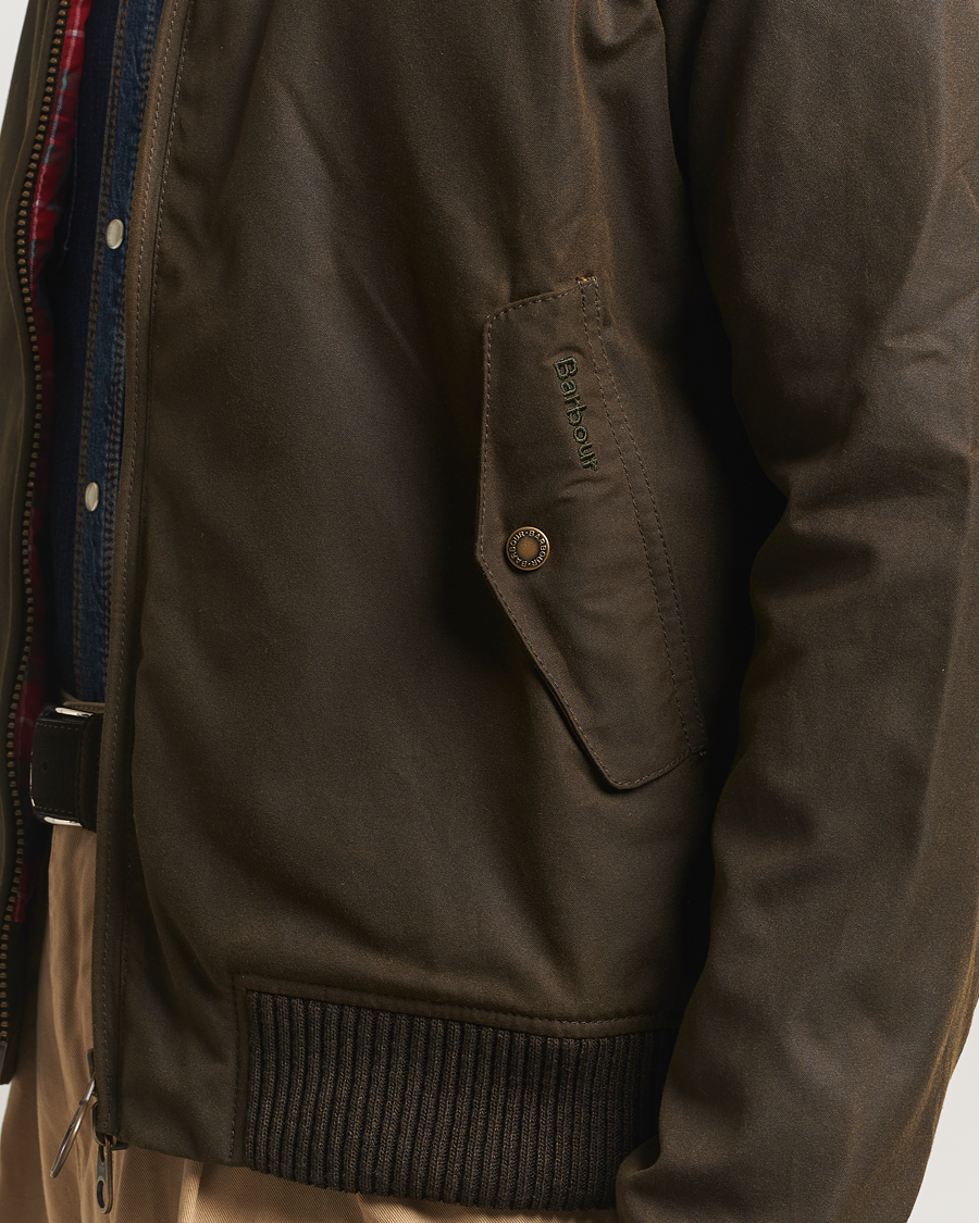 Herr | Jackor | Baracuta | Barbour x Porton Waxed Jacket Olive