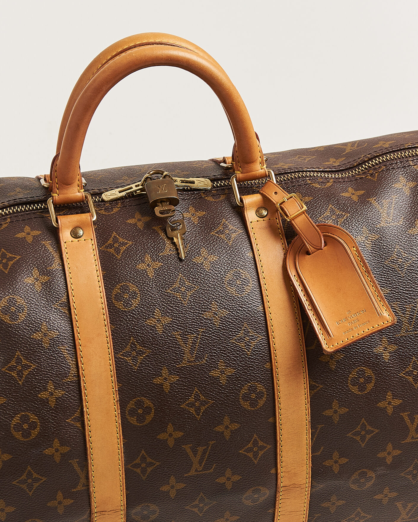 Herr | Pre-Owned & Vintage Bags | Louis Vuitton Pre-Owned | Keepall Bandoulière 55 Monogram