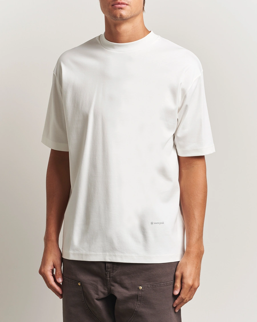 Herr | T-Shirts | Snow Peak | Organic Cotton T-Shirt White