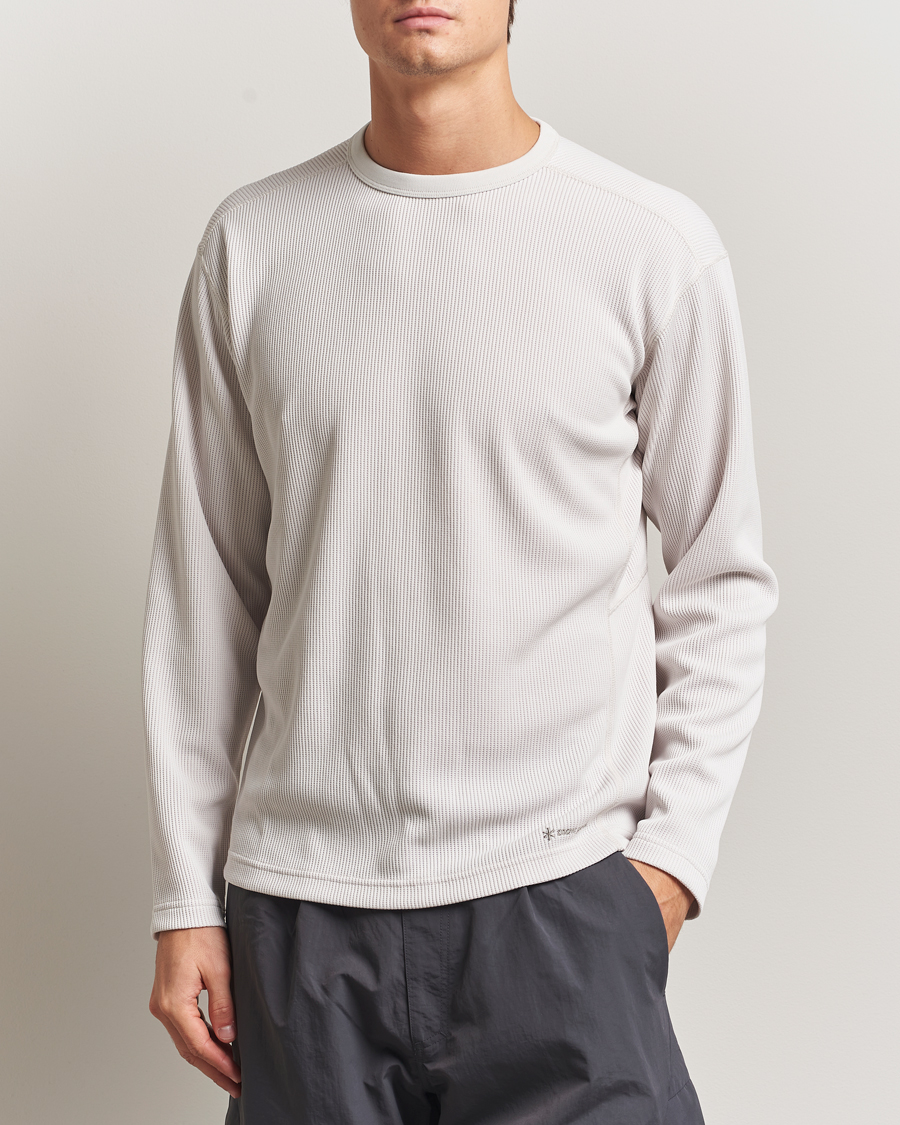 Herr | T-Shirts | Snow Peak | Dry Thermal Long Sleeve T-Shirt Off White