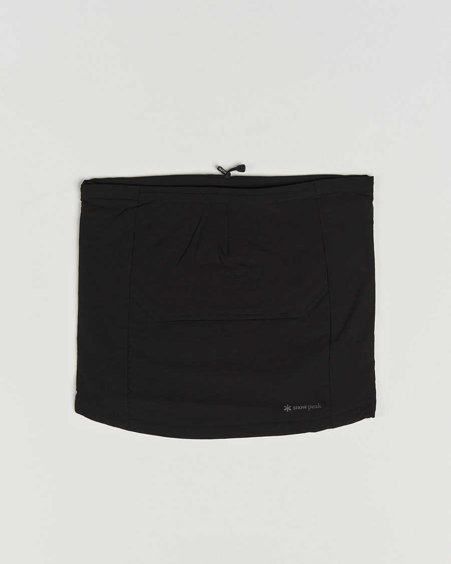 Herr | Halsdukar | Snow Peak | Breathable Insulated Neck Warmer Black