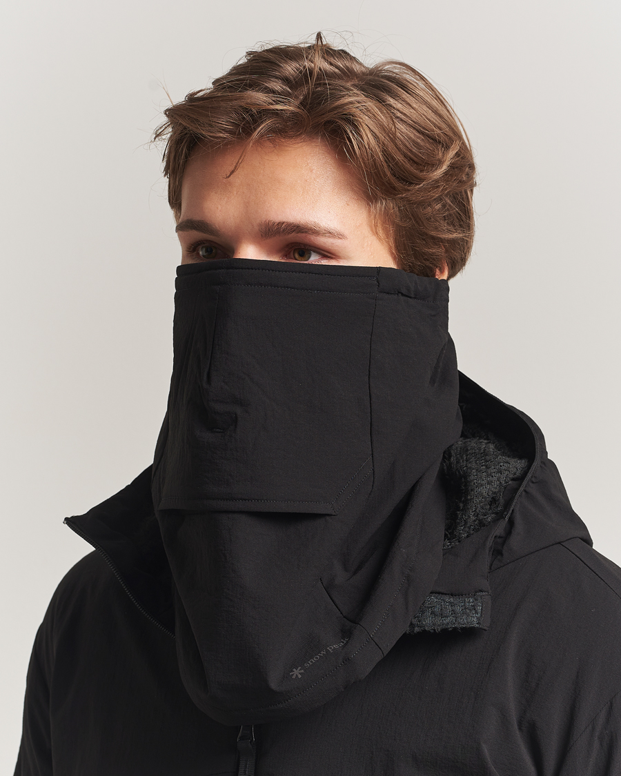 Herr | Halsdukar | Snow Peak | Breathable Insulated Neck Warmer Black