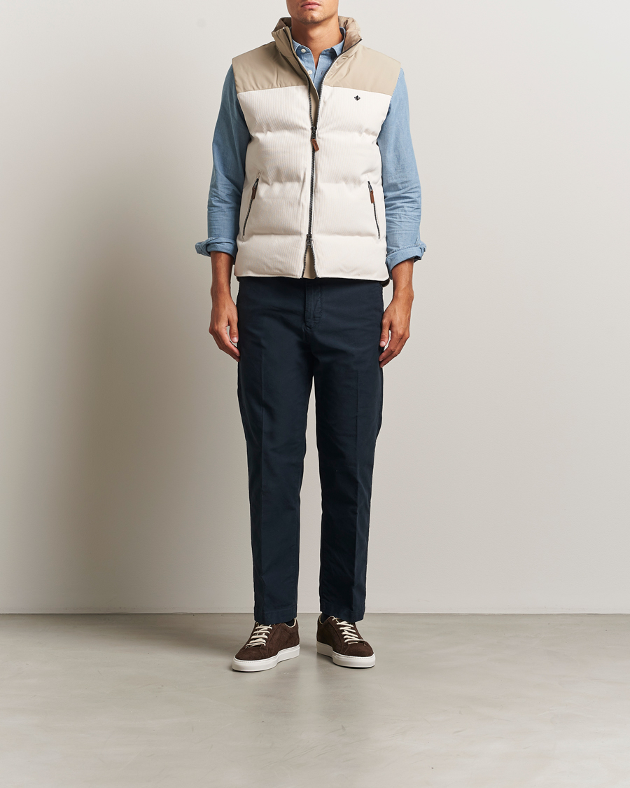 Herr | Västar | Morris | Catton Puffer Vest Off White
