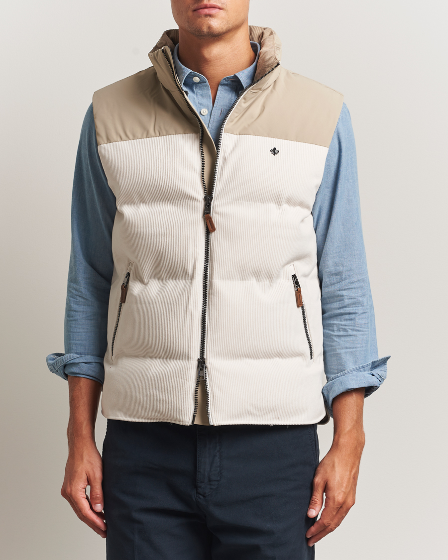 Herr | Västar | Morris | Catton Puffer Vest Off White