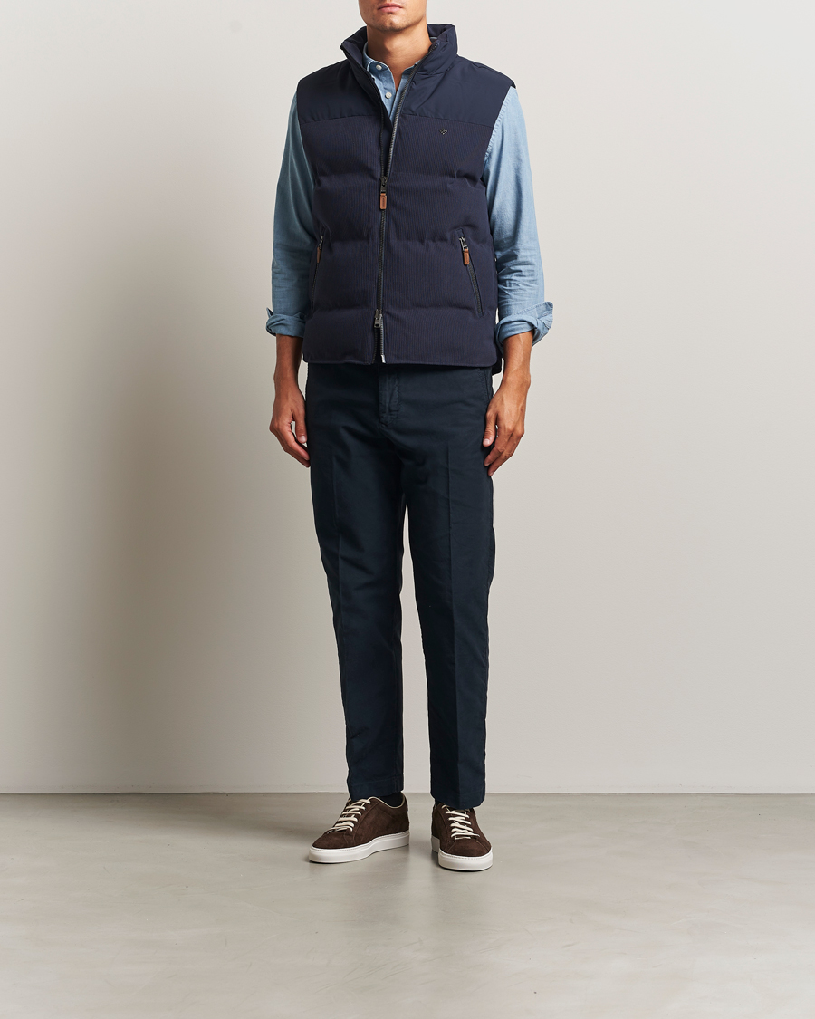 Herr | Västar | Morris | Catton Puffer Vest Navy