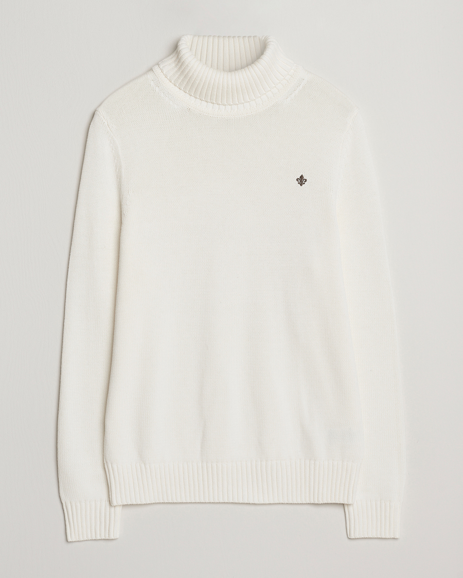 Herr | Tröjor | Morris | Howard Roller Neck Off White