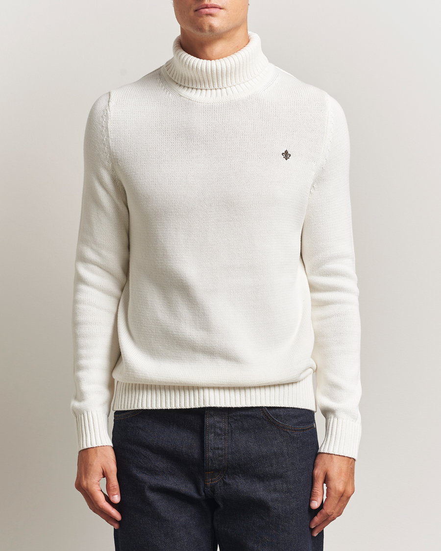 Herr | Tröjor | Morris | Howard Roller Neck Off White