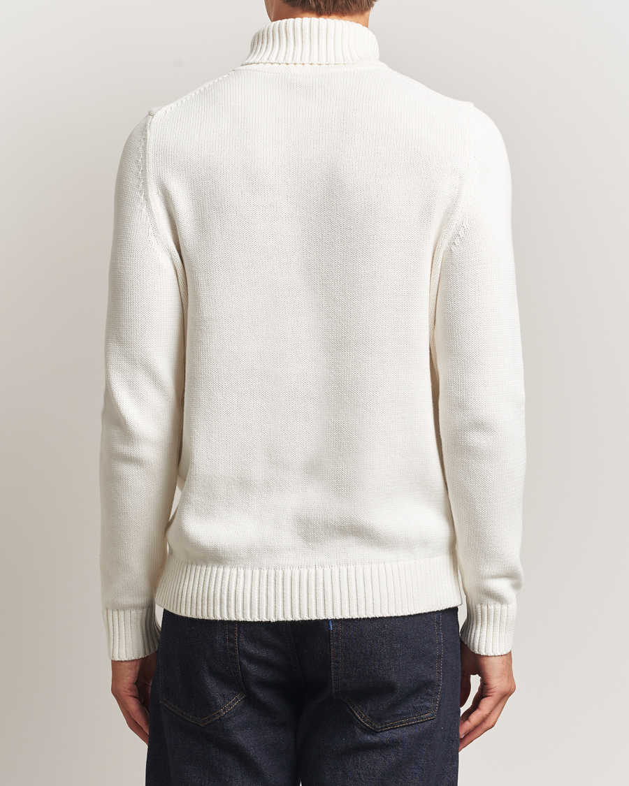 Herr | Tröjor | Morris | Howard Roller Neck Off White
