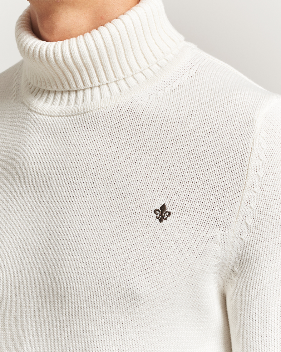 Herr | Tröjor | Morris | Howard Roller Neck Off White