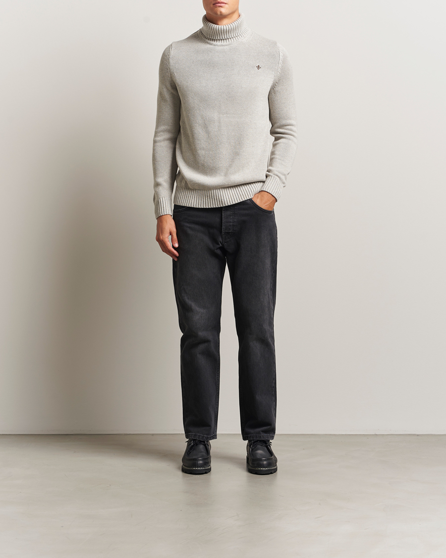 Herr | Tröjor | Morris | Howard Roller Neck Khaki
