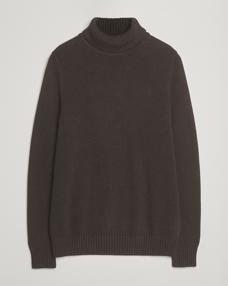 Herr | Tröjor | Morris | Howard Roller Neck Brown