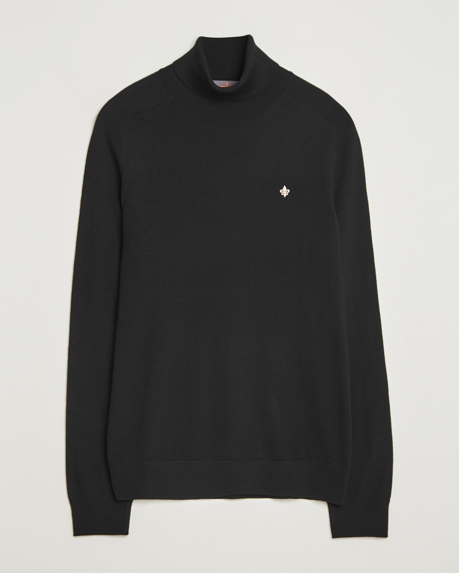 Herr | Tröjor | Morris | Merino Roller Neck Black