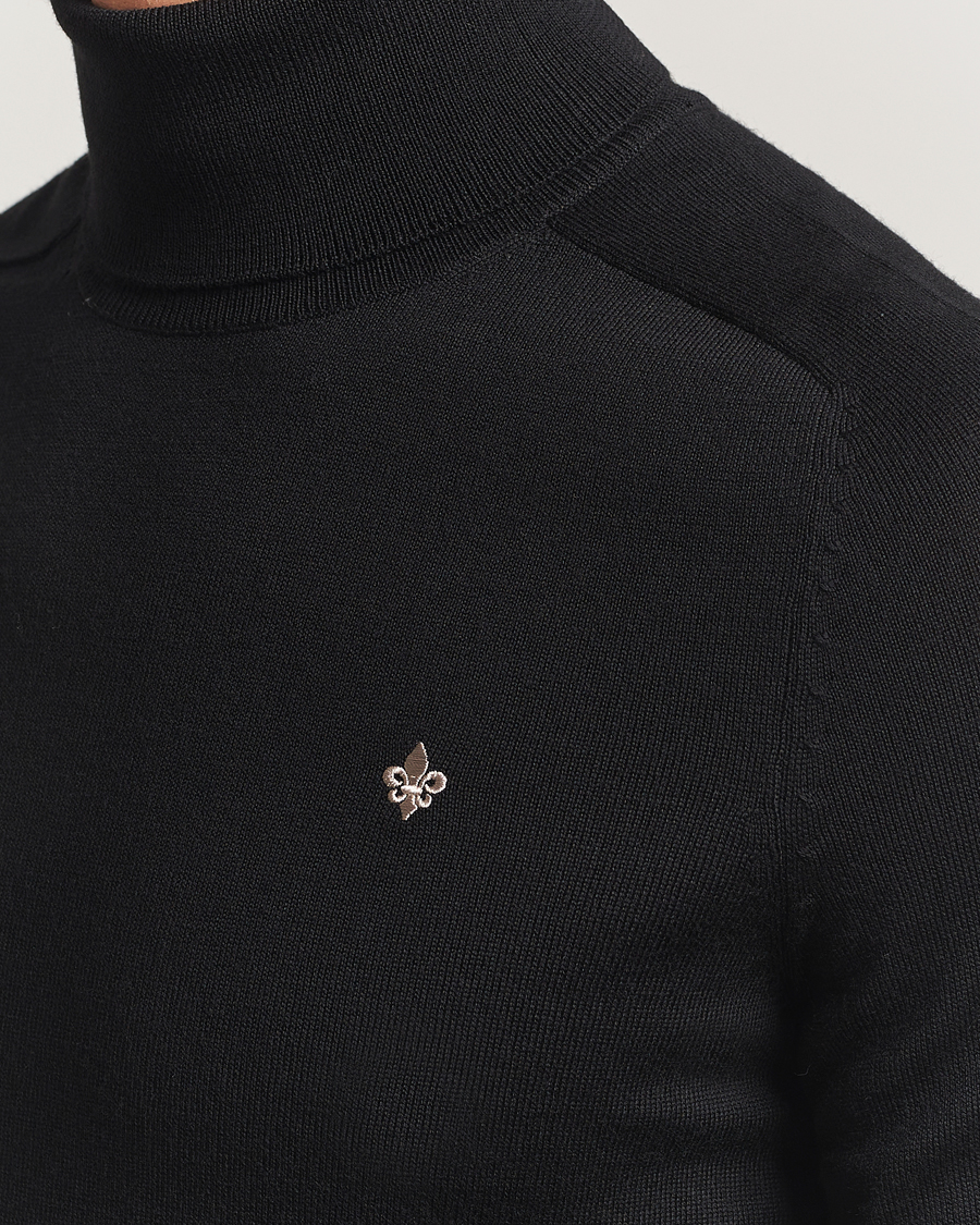 Herr | Tröjor | Morris | Merino Roller Neck Black