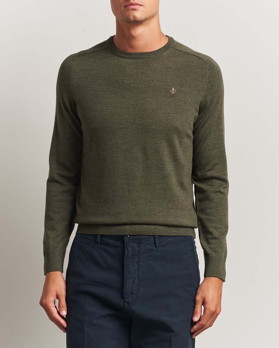 Herr | Tröjor | Morris | Merino O-Neck Olive