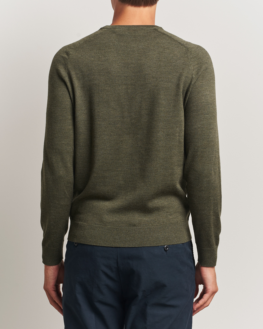 Herr | Tröjor | Morris | Merino O-Neck Olive
