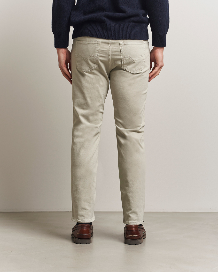 Herr | Byxor | Morris | James Brushed 5-Pocket Pants Khaki
