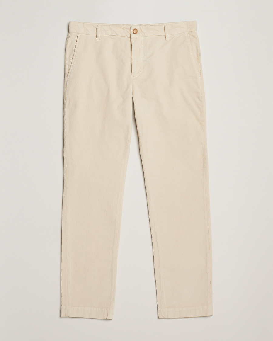 Herr | Byxor | Morris | Jeffrey Cord Chinos Off White