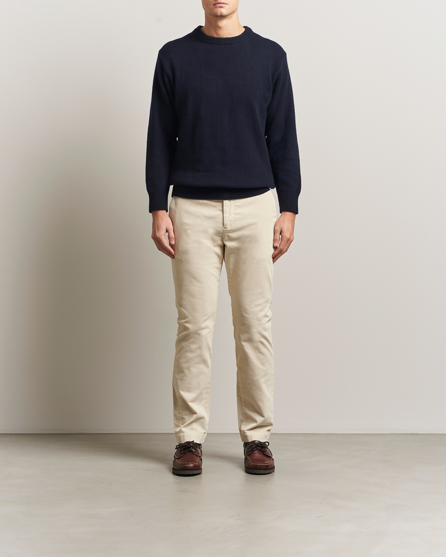 Herr | Byxor | Morris | Jeffrey Cord Chinos Off White