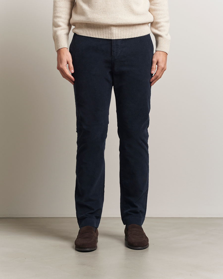 Herr | Byxor | Morris | Jeffrey Cord Chinos Navy