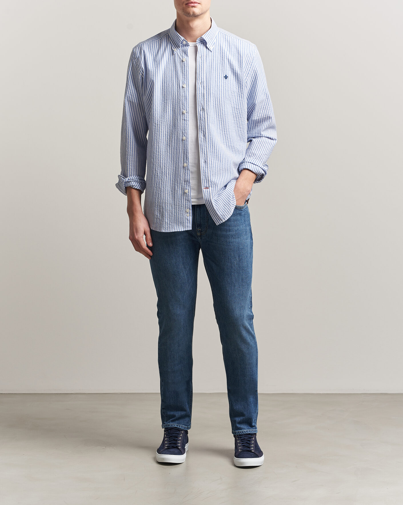 Herr | Jeans | Morris | Steve Stretch Jeans One Year Wash
