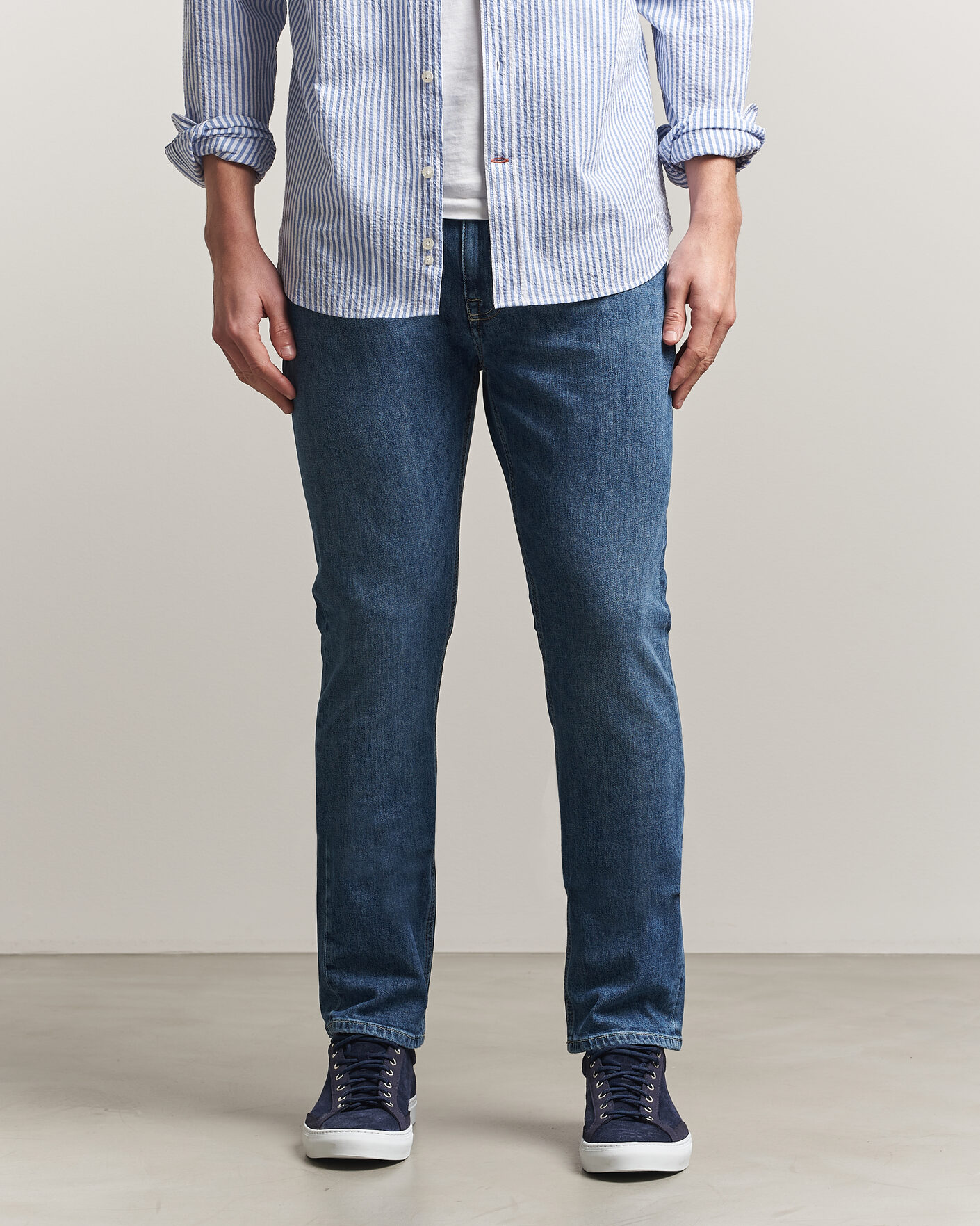 Herr | Jeans | Morris | Steve Stretch Jeans One Year Wash