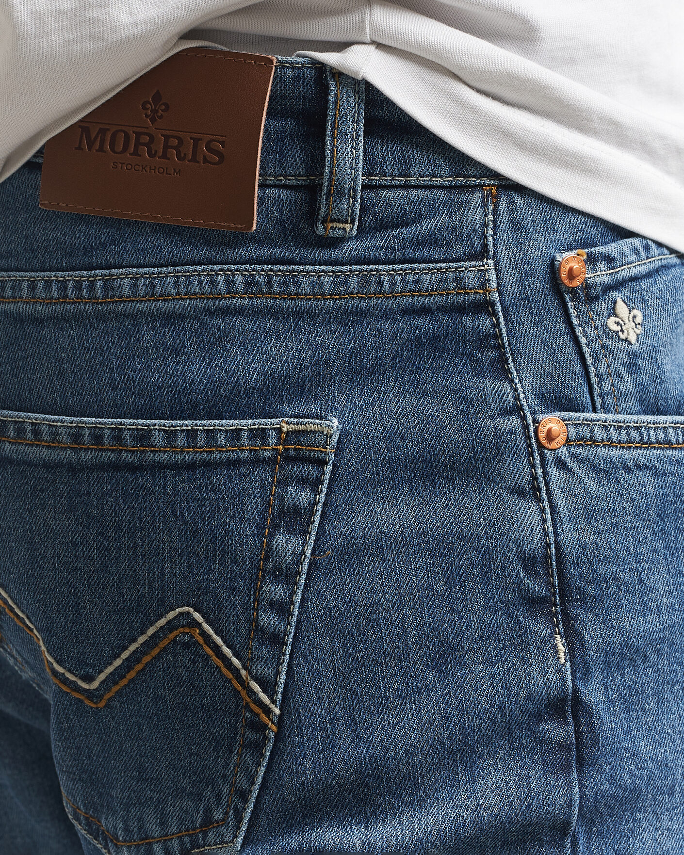 Herr | Jeans | Morris | Steve Stretch Jeans One Year Wash