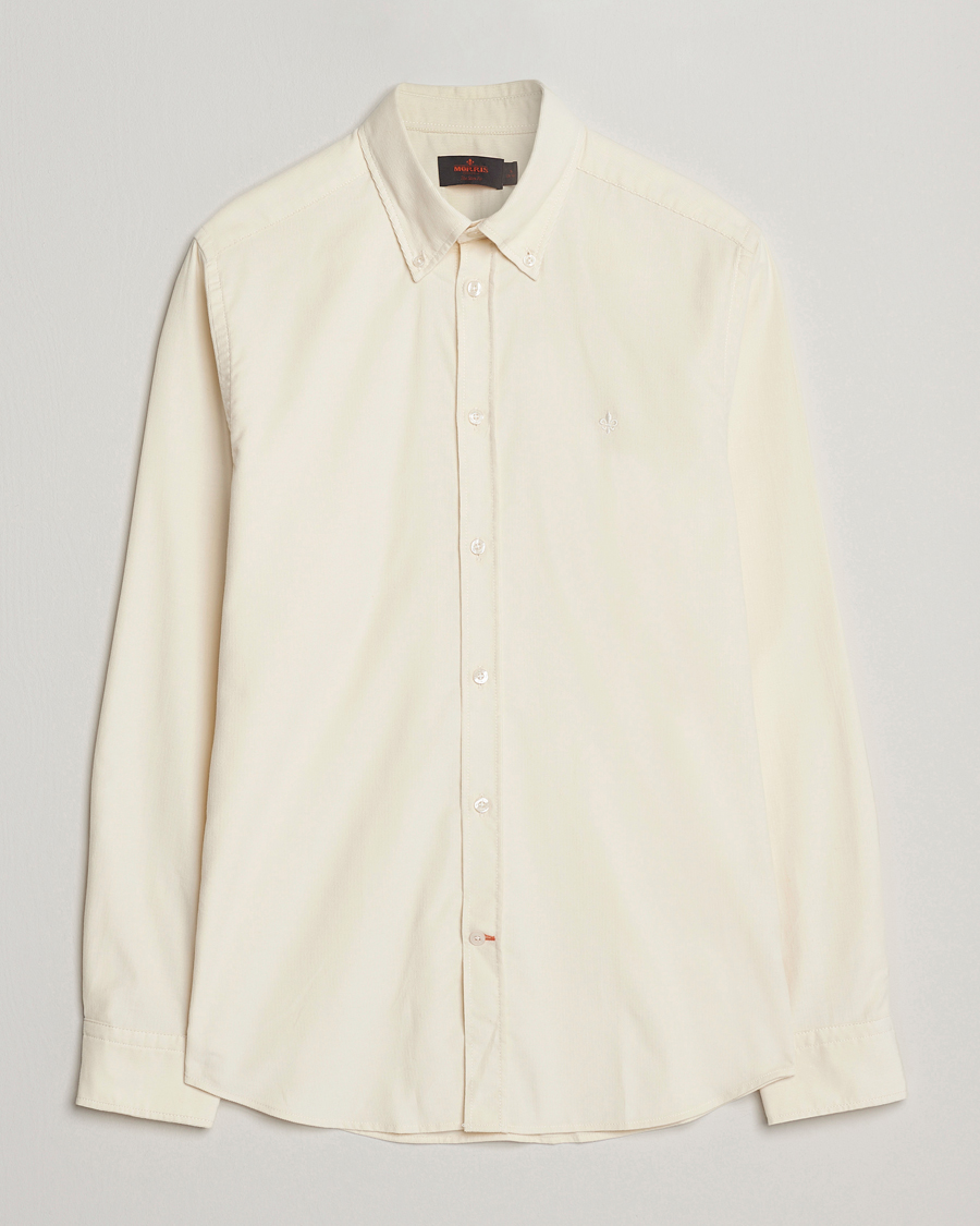 Herr | Skjortor | Morris | Douglas Corduroy Shirt Off White