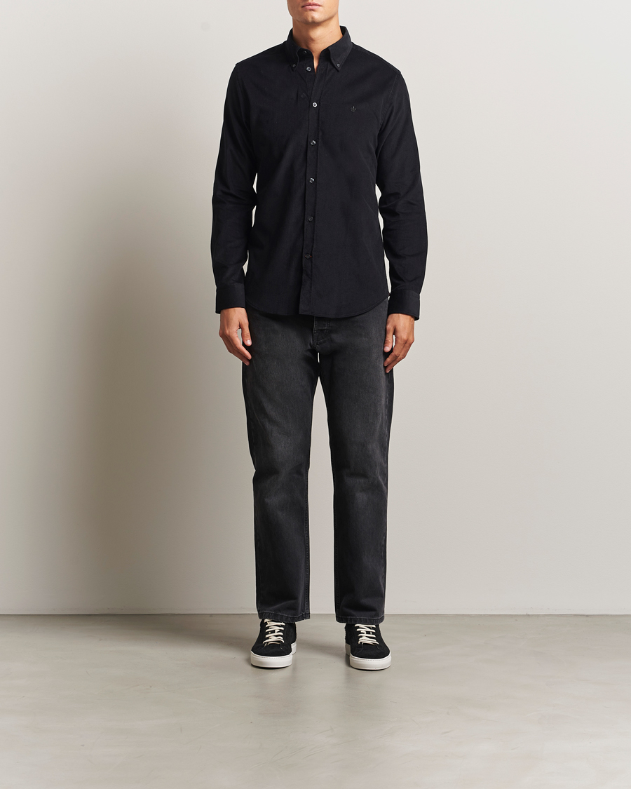 Herr | Skjortor | Morris | Douglas Corduroy Shirt Grey