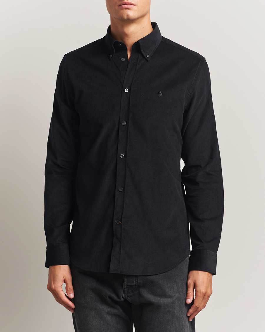 Herr | Skjortor | Morris | Douglas Corduroy Shirt Grey