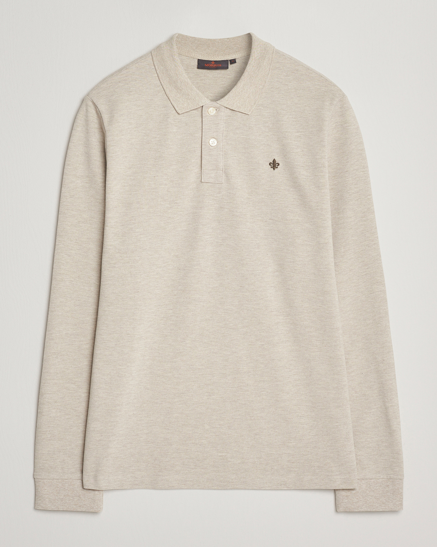 Herr | Tröjor | Morris | Camden Long Sleeve Polo Shirt Khaki
