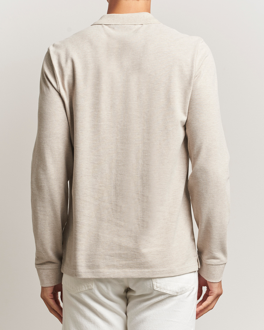 Herr | Tröjor | Morris | Camden Long Sleeve Polo Shirt Khaki