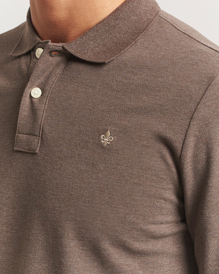 Herr | Tröjor | Morris | Camden Long Sleeve Polo Brown