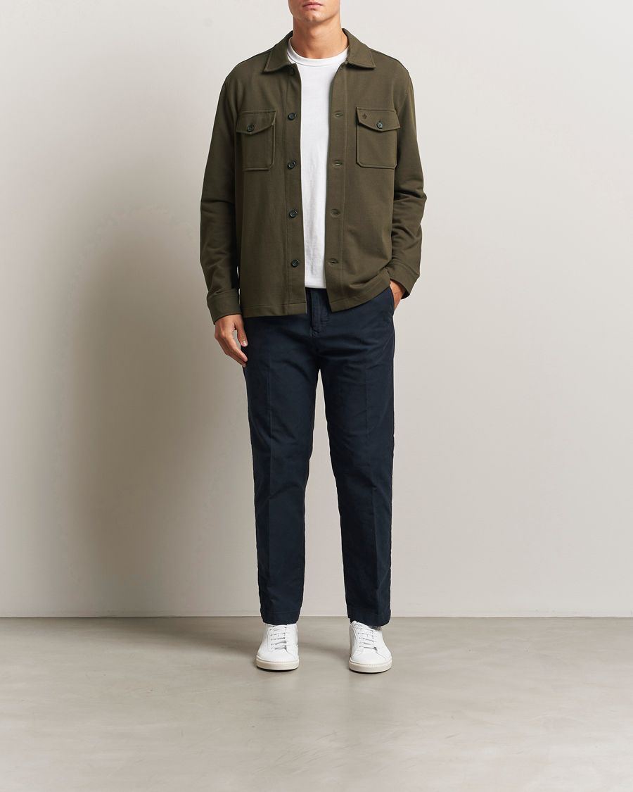 Herr | Skjortor | Morris | Andrew Jersey Overshirt Brown