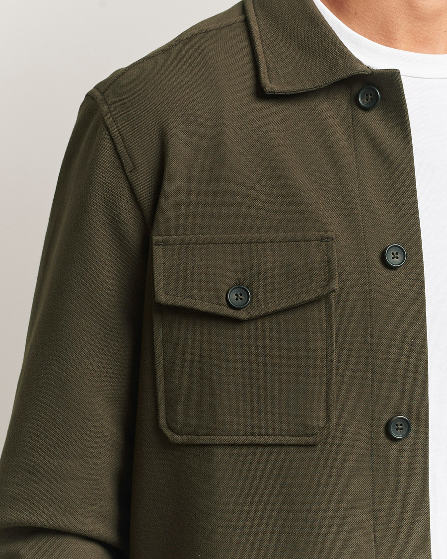 Herr | Skjortor | Morris | Andrew Jersey Overshirt Brown