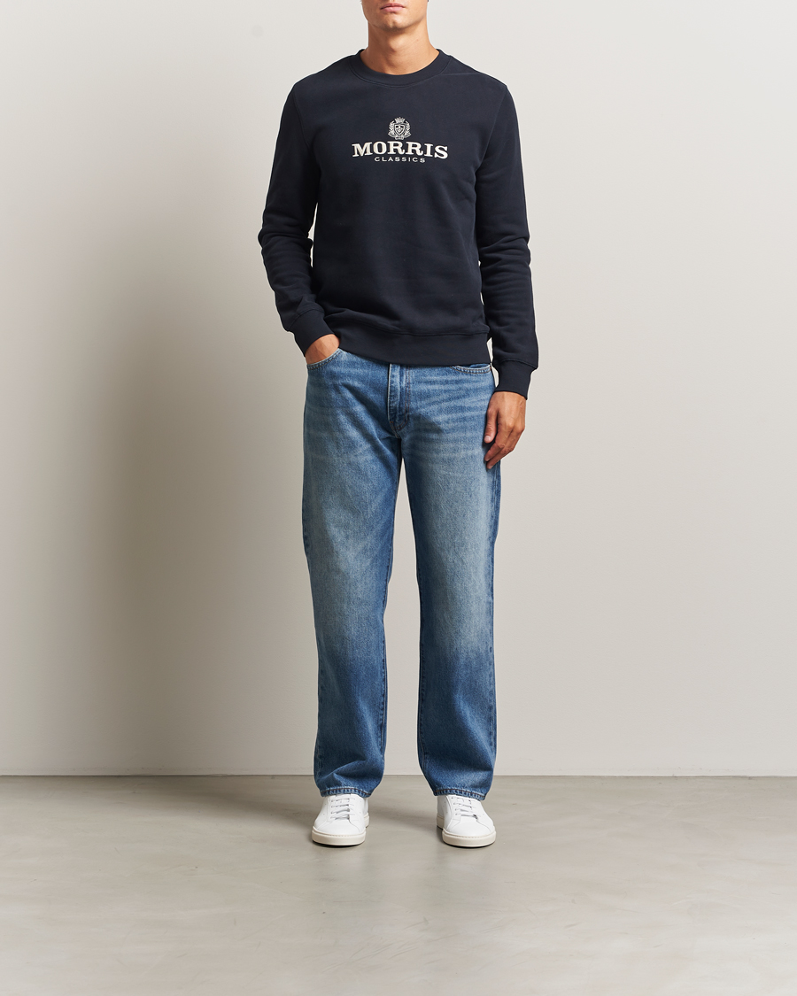 Herr | Tröjor | Morris | Brian Sweatshirt Old Blue
