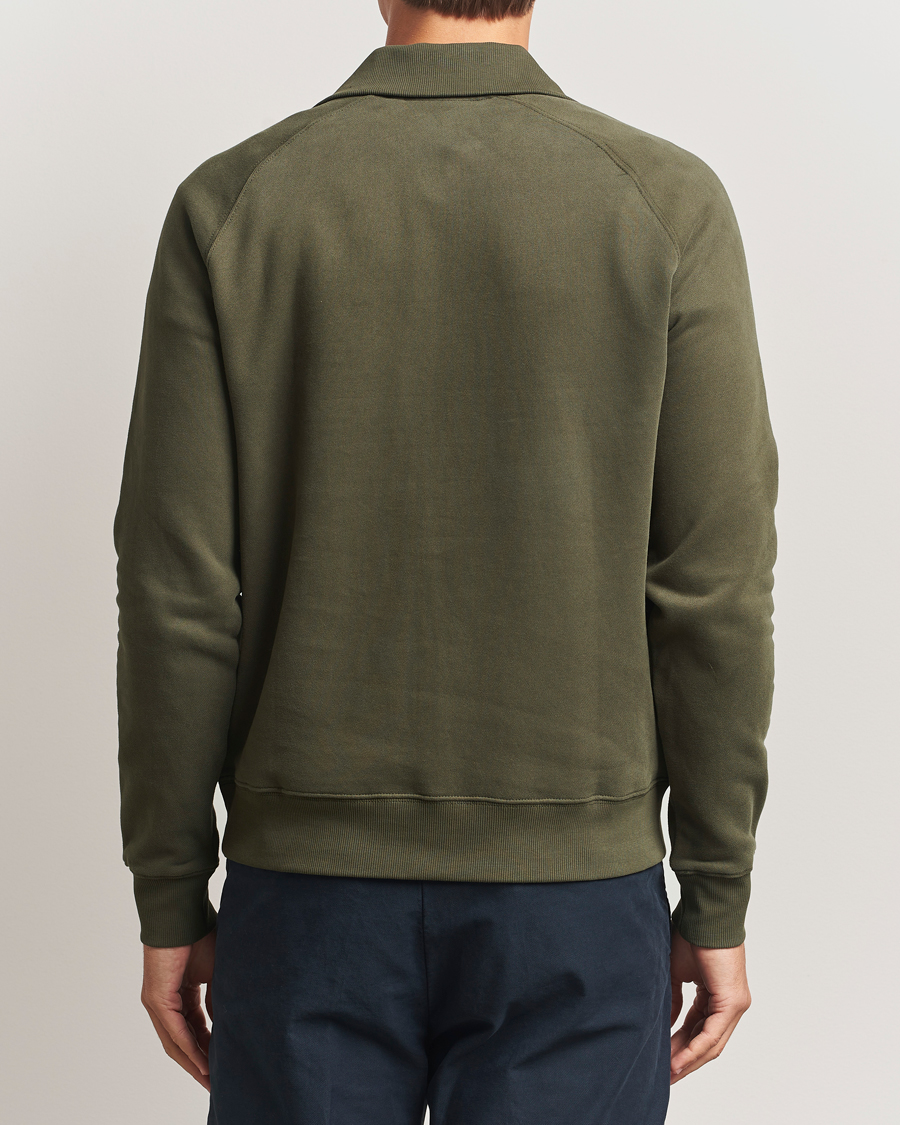 Herr | Tröjor | Morris | Maryon Half Zip Sweatshirt Olive