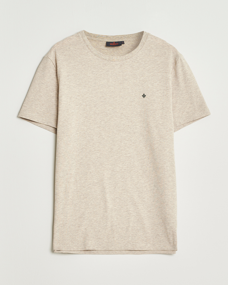 Herr | T-Shirts | Morris | James Crew Neck T-Shirt Khaki